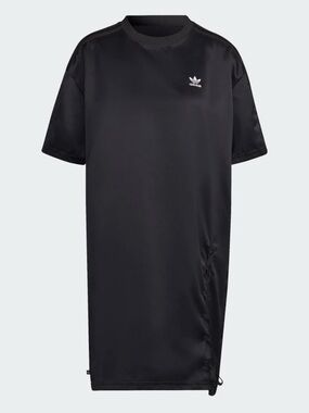 NWT Adidas Originals 2x T-Shirt Dress with Lace Up Accent Triple Stripe Sleeve